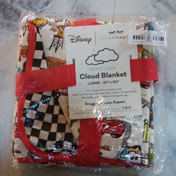 Little Sleepies Other - Little Sleepies Disney Cars Radiator Springs Cloud Blanket